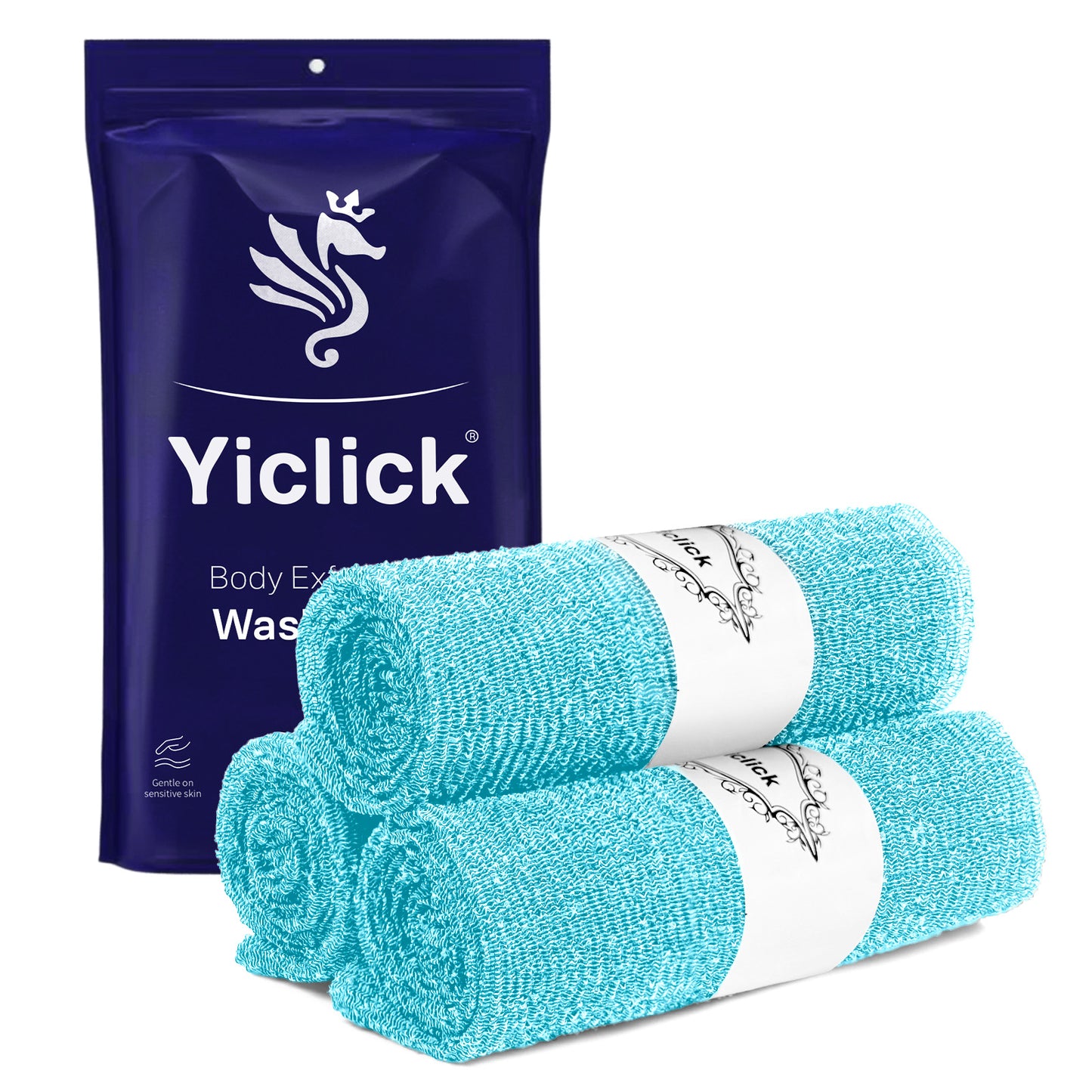 Yiclick Exfoliating Washcloth Towel 3 Packs