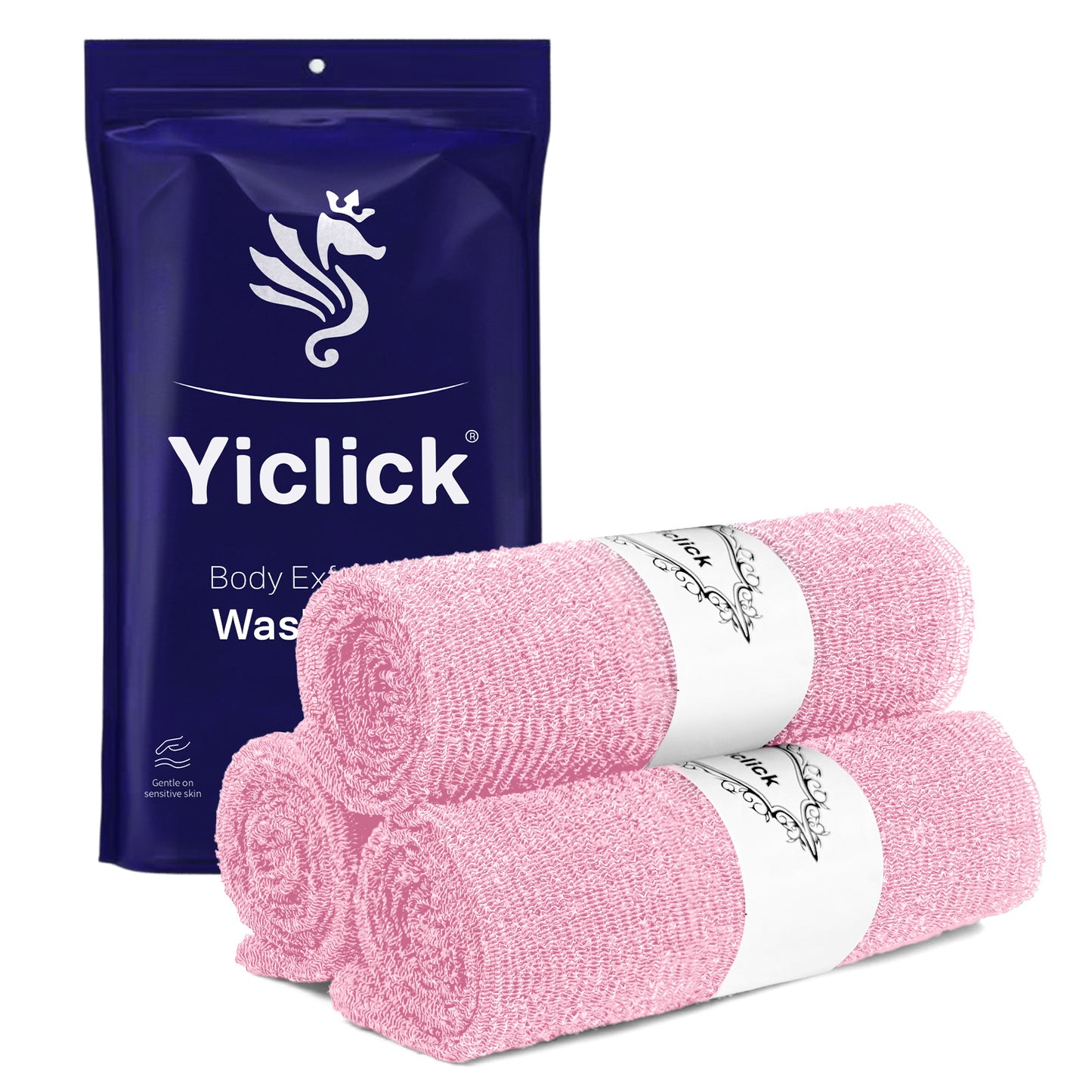 Yiclick Exfoliating Washcloth Towel 3 Packs