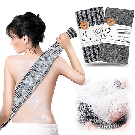 Yiclick Exfoliating Washcloth Towel 2 Pack
